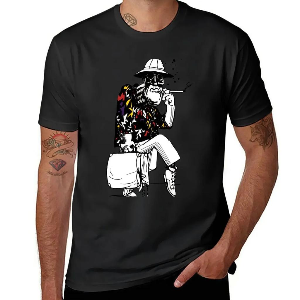 Fear and Loathing in Las Vegas Art T-Shirt summer tops hippie clothes sweat shirts, men