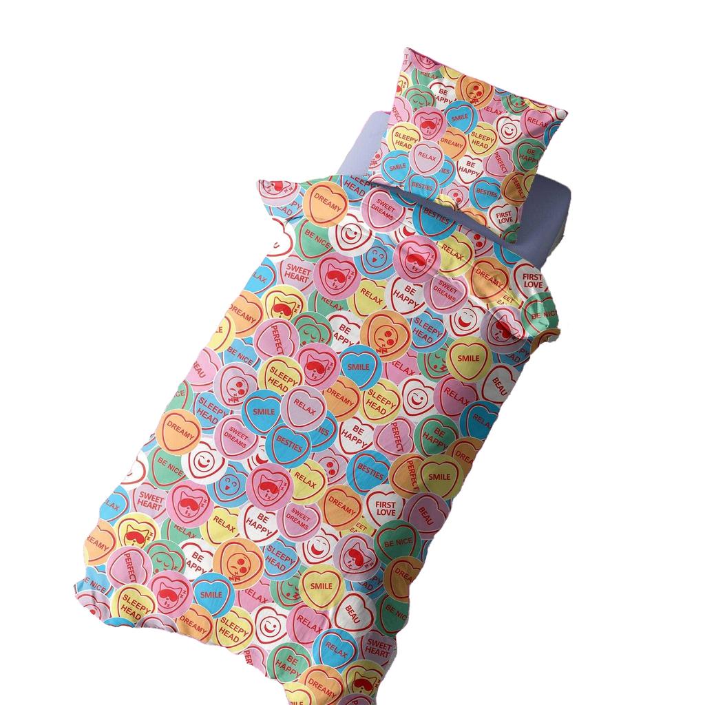 K Collection Sweet Dreams Rotary Panel Duvet Set