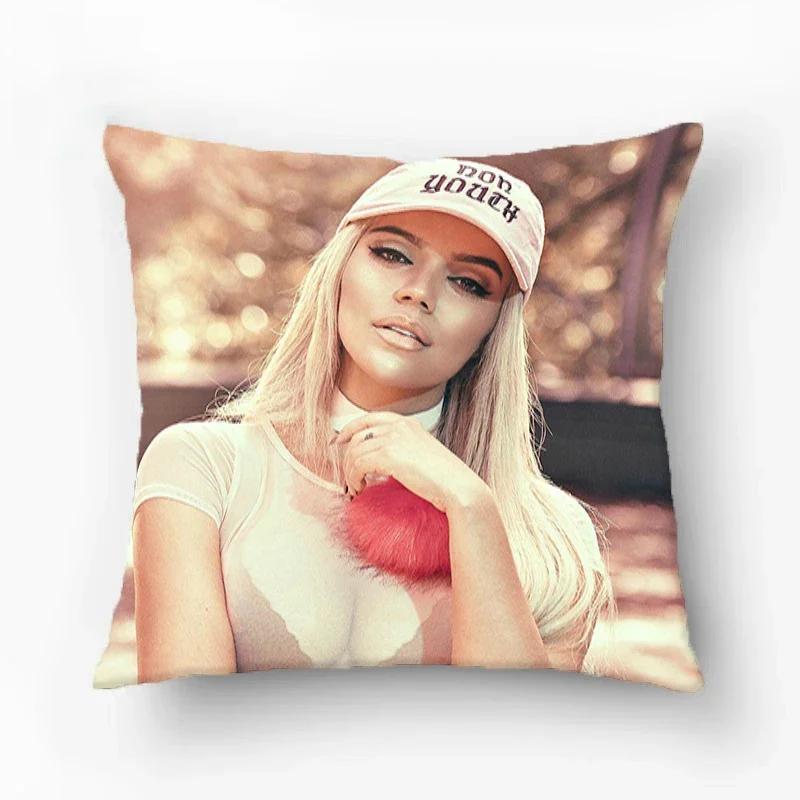 Karol G Art Pillow Covers Decorative Sofa Cushions Room Decor Cushion Cover Furniture Pillowcase Pillows Luxury Cases Hugs Home