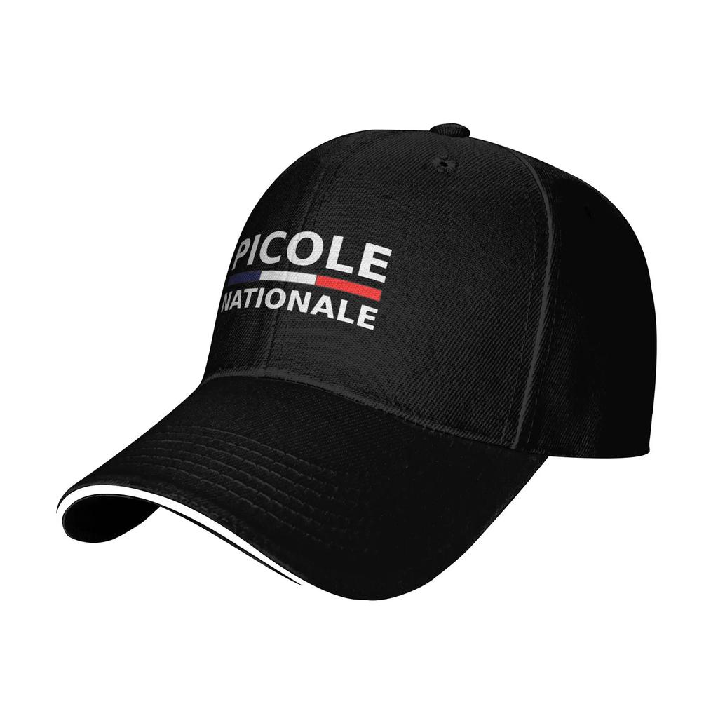 Casquettes de Baseball pour Dames Unisexes Drapeau National Picole Blanc Unisexes Unisexes Casquettes de Plage Type Dad Snapback