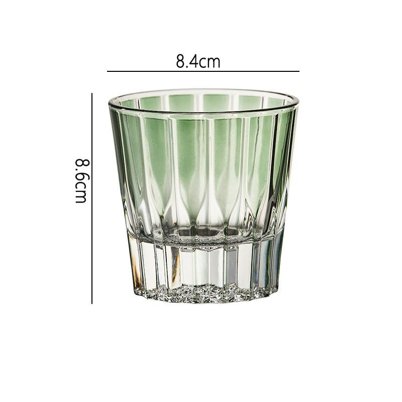 200ml High End Cocktail Glass Luxury Wine Glass Color Whiskey Glass Exquisite Beer Cup Iced Coffee Cup Perfect Gift for Friends