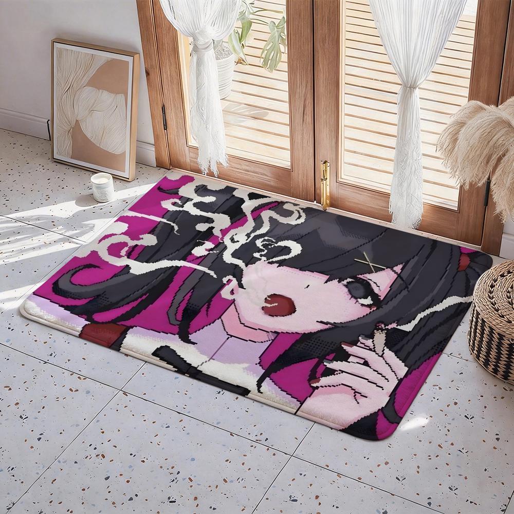 Game N Needy Girl Overdose Floor Mat Eco  Flannel Doormat Non Slip Odorless Indoor Floor Rug Soft Short Plush Home Mat