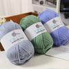 Milk Cotton Medium and Thick Wool 100g, Hand-woven No.1 Small Stick Needle Wool 10 Strands Woven Scarf Sweater DIY Baby Thread