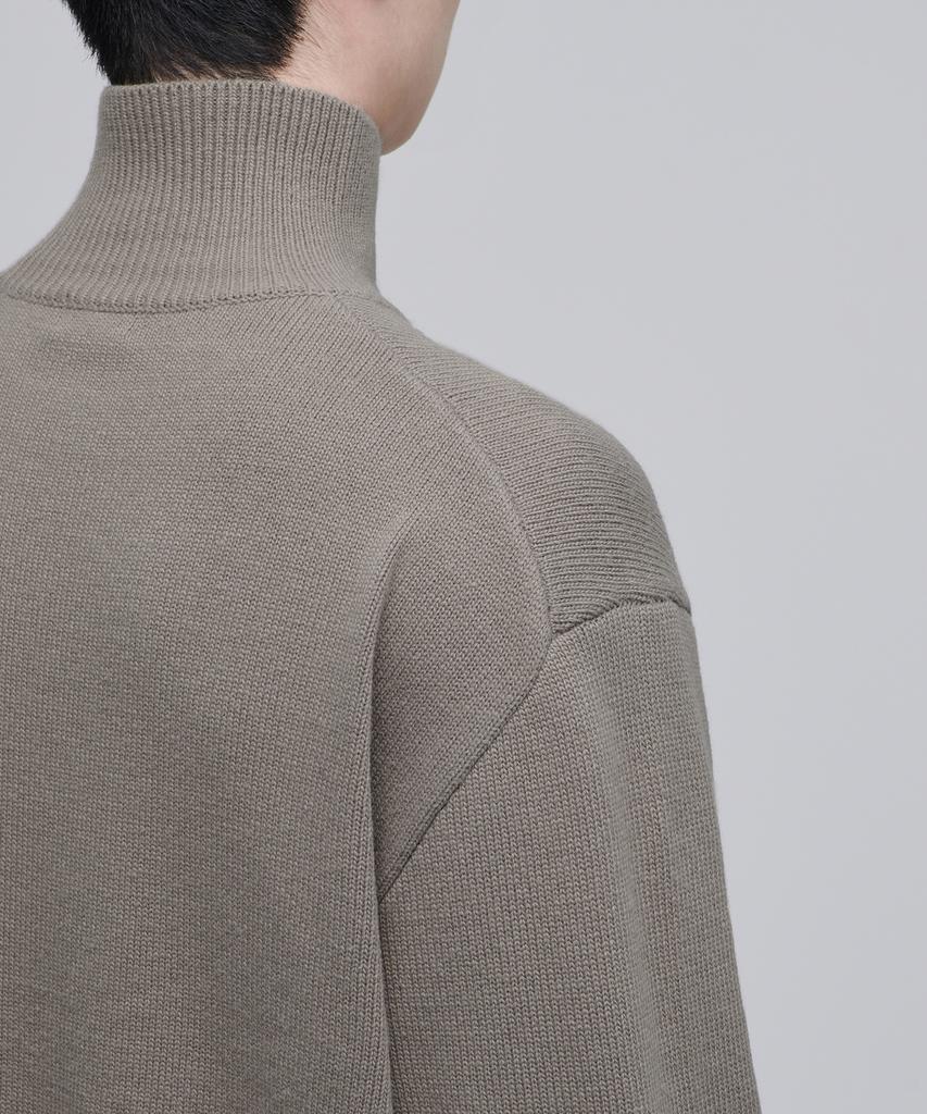 Musinsa Standard Oversized Turtleneck Knit [Dusty Beige]