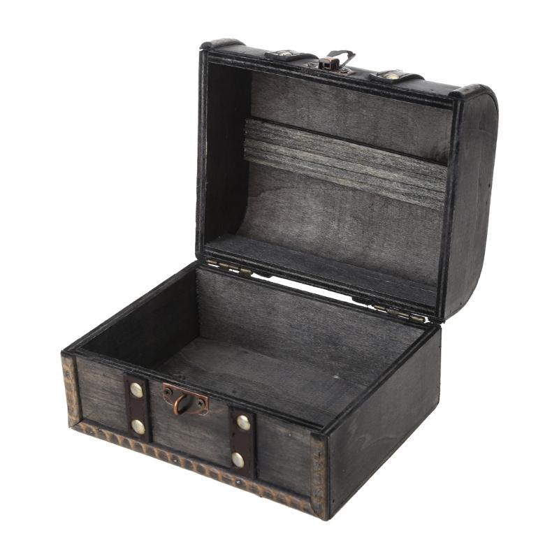 Vintage Storage Box Vintage Wooden Storage Box Antique Style Jewelry Organizer Jewerly Box Trinket Box Decorative Box