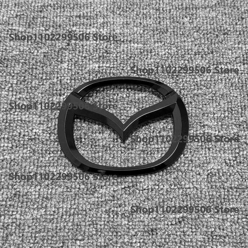 ABS Car Front Trunk Emblem for Mazda MX5 NC ND Logo Steering Wheel Badge 3D Body Replaced Sticker Rear Tail Refitting Decoration