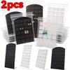 48/72 Holes Earring Jewelry Display Holder Mould Plastic Earrings Display Stand Storage Case Rack Stand Showcase Organizer Shelf