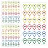10 Sheets Rifle Scope Turret Stickers Rifle Scope Turret Tags For Close-Range & Mid-Range Precision Target Shooting Hunting