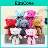 Adorable Teddy Bear Plush Toy Keychain Soft Stuffed Animal Doll Cute Gift