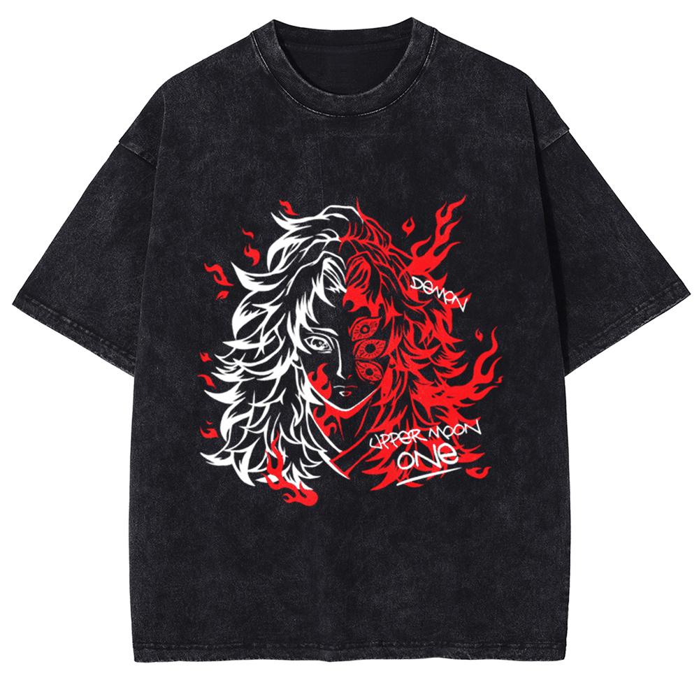 Kanroji Mitsuri Kawaii Graphic T-shirt Anime Demon Slayer Tshirt Men Women Washed T Shirts Harajuku Male Manga Cotton Tops