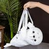 Plushie Doll Seal Plush Schoolbag Cute White Sea Lion Plush Bag Lovely Stuffed Backpack  Baby Kids