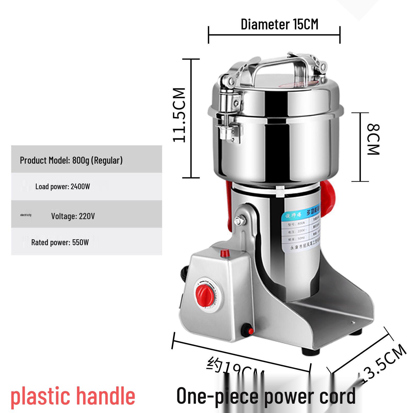Stainless Steel Multi-Functional Electric Grain & Cereal Crusher Machine