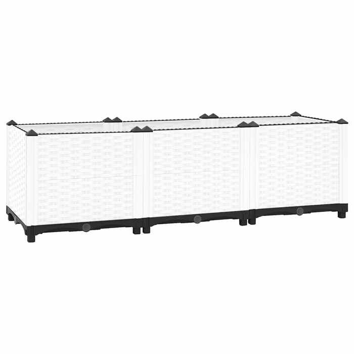 VidaXL Lit surélevé 120x40x38 cm Polypropylène 153310