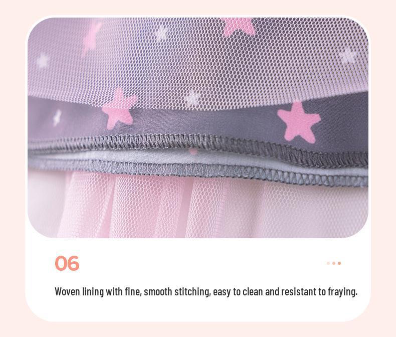 Little Maven Summer Girls' Cartoon Dress - Cute Baby Gauze Skirt, European & American Style