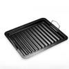 Frigideira Grill de Ferro Fundido para Exterior, Frigideira Portátil Antiaderente para Camping, Piquenique, Churrasco, Grelha para Bife com Cabo