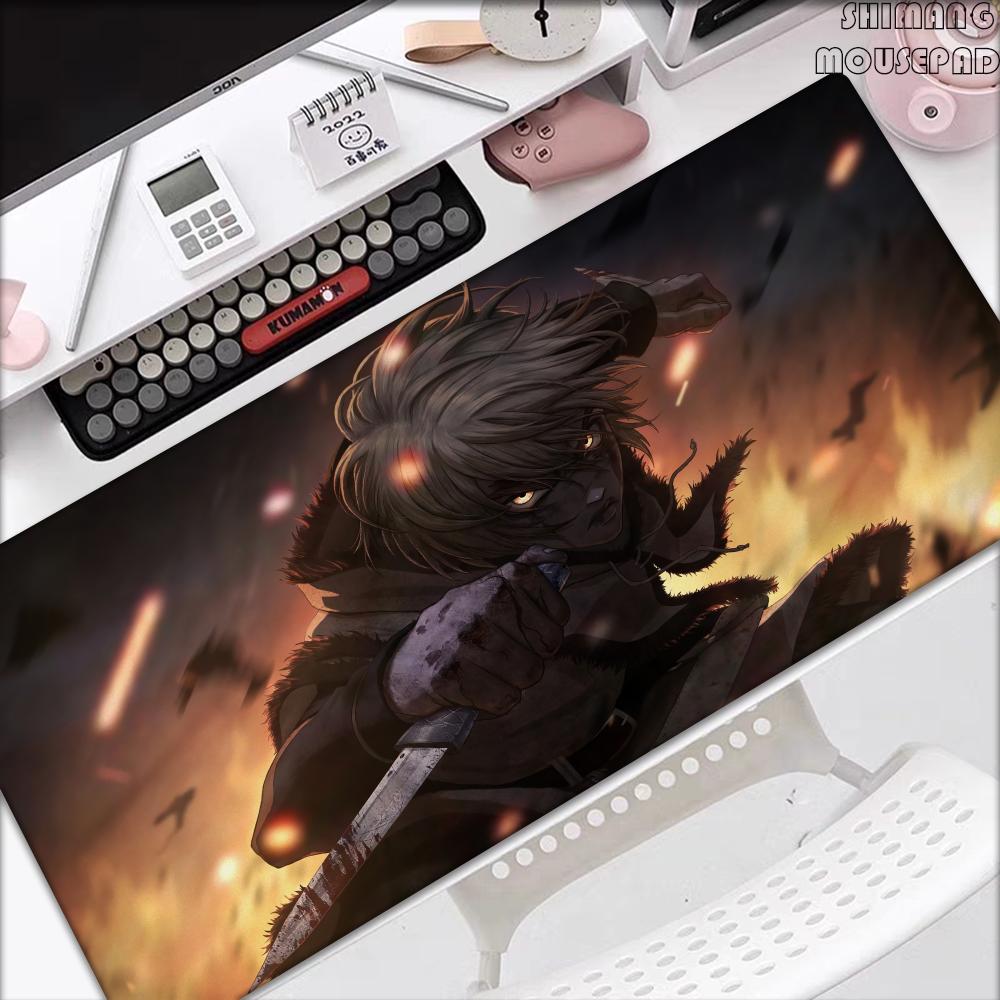 Großes Mauspadd Vinland Saga Mauspadd Gaming Groß Xxl Gamer Tastatur Mausmatte Schreibtischschutz Zubehör Computer PC Schreibtische Unterlagen