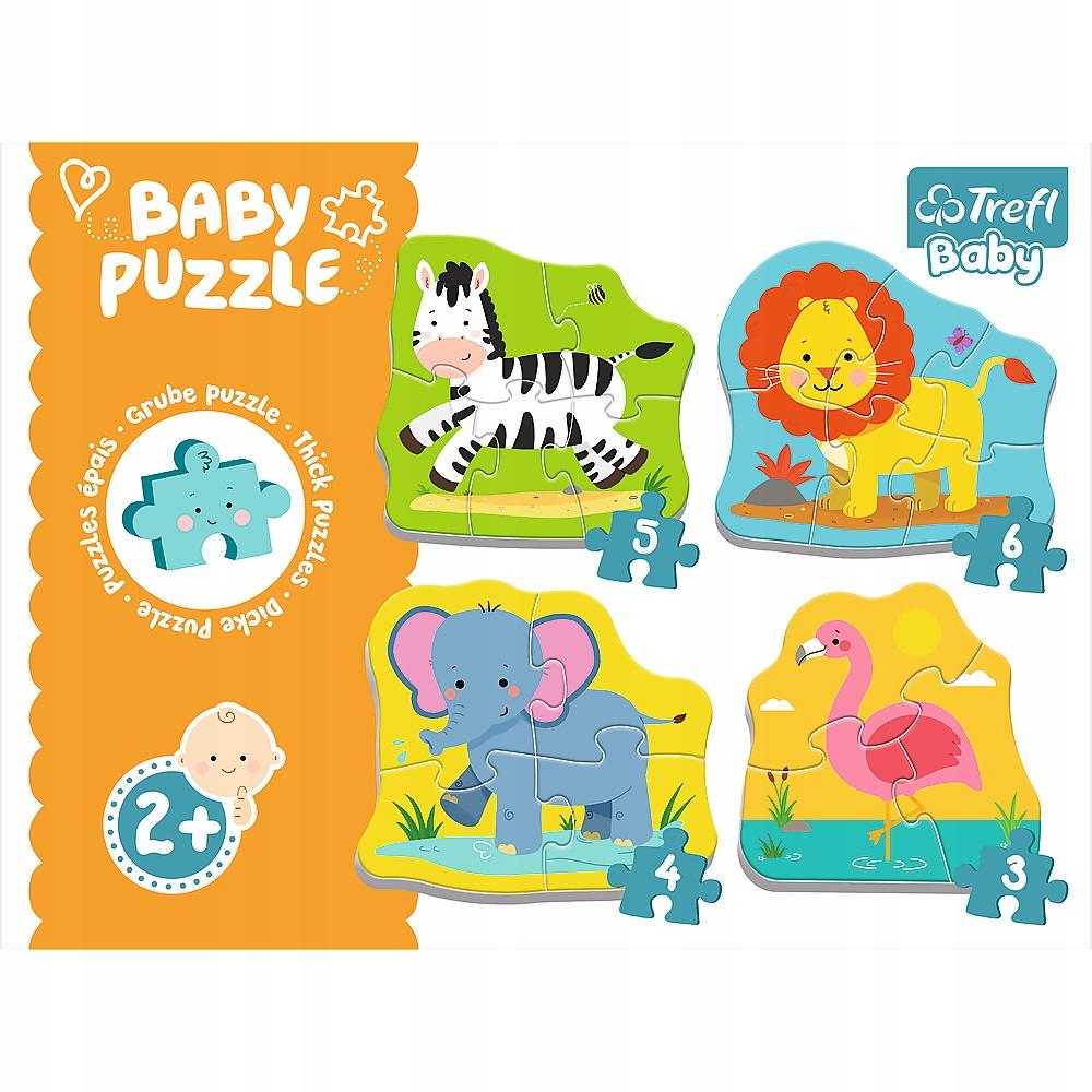 Puzzle Baby Classic Zwierzątka Na Safari 36073