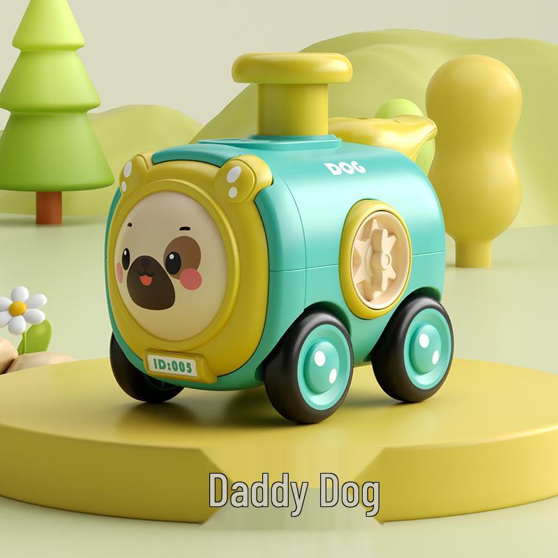 

Детский инерционный поезд с меняющимся лицом - Прочная мультяшная машинка для мальчиков