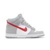 Dunk High SE Grade School 'Athletic Club - Light Smoke Grey Gym Red' (Unisex) Light Smoke Grey / White / Light Smoke Grey / Gym Red