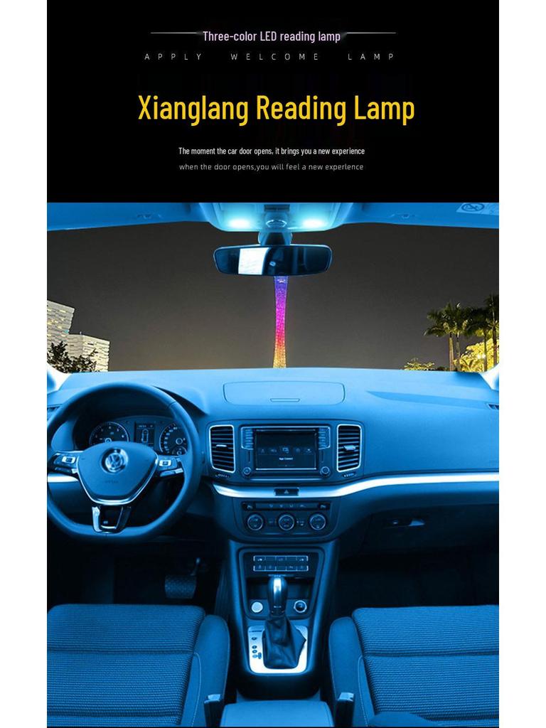 LED Innenlicht-Set für Volkswagen Sharan: Enthält Lese-, Fußraum-, Decken- und Kofferraumbeleuchtung.