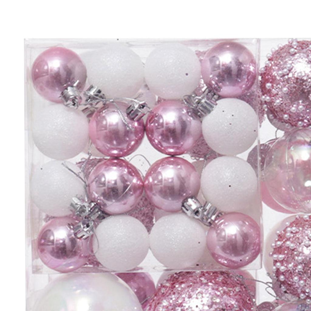 46 kusů vánočních ozdob na koule, ozdoby na stromeček, dekorace do domácnosti