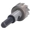 High Speed Steel Hole Saw Drill Bit Set Hex Key Center Drill Bit Hole Saw Cutter Tool 21mm Size Silver Color