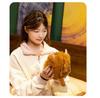 Adorable Highland Cattle Plush Doll - Round Cushion, Cartoon Ornament, Perfect Children's Birthday Gift.