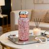 Rhinestone Thermal Cup Stainless Steel Mini Insulated Bottle Portable Bling Travel Mug Luxury Gift for Women