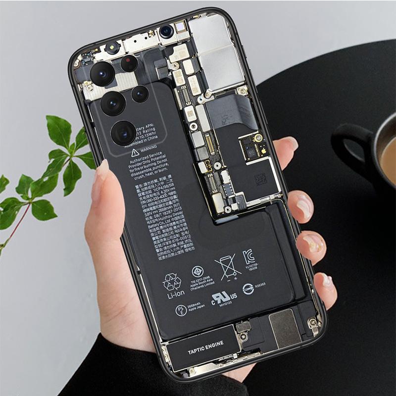 Θήκη τηλεφώνου για Samsung Galaxy A73 A53 A13 A22 A12 A32 A71 A21S A33 A52 A72 A41 A50 A70 A31 M31 Μπαταρία μητρική πλακέτα κυκλώματος