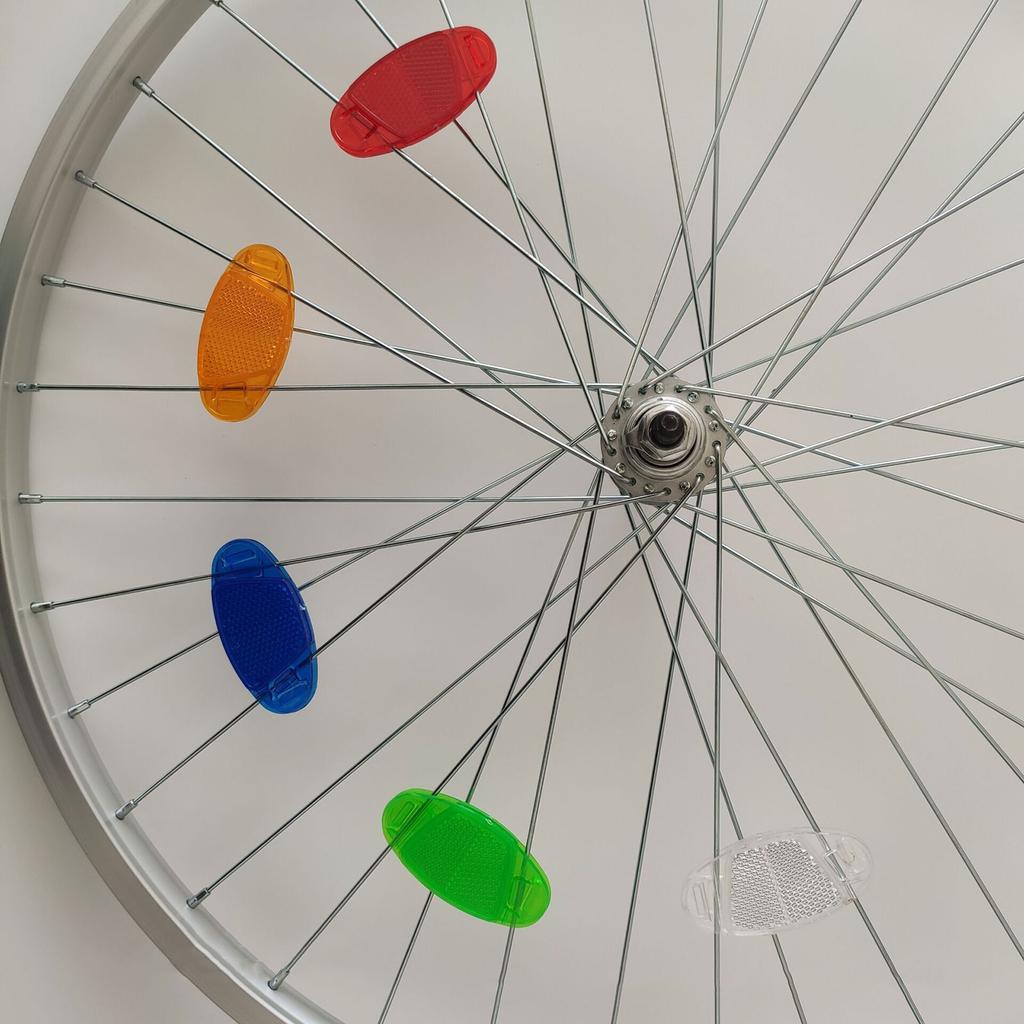 Bikes Spoke Reflectors, 8Pcs Bikes Wheel Reflectors, Bikes Wheel Reflectors Spoke Cyclings Bikes Clip