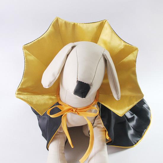 Halloween Pet Cape Costume Adjustable Wizard Cloak Cat Cosplay Apparel Halloween Party Accessories for Small Medium Dogs And Cats