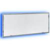 Vidaxl LED Bathroom Mirror Cabinet, Sonoma Oak Grey, 100X8.5X37 Cm