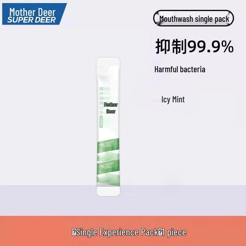 Fawn Mommy Fresh Breath Portable Mouthwash Strips for Antibacterial Gum Care