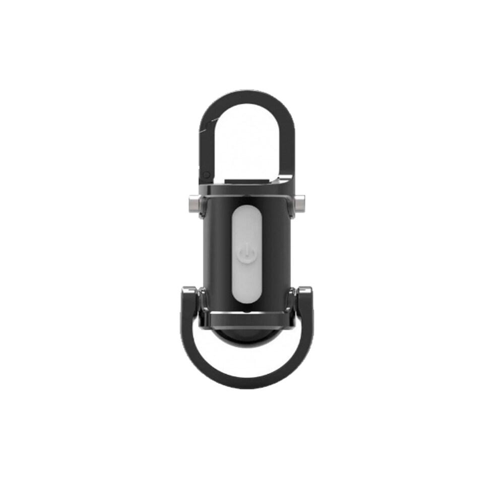 COB LED Mini Keychain Flashlight USB Rechargeable Portable Flashlight Keychain Light Camping Pocket Torch Lamp For Outdoor Camping Fishing Walking