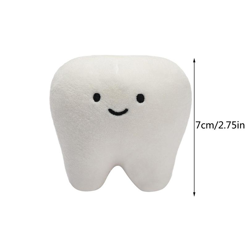 Pandantiv Cheie Simulare Desen Animat Dinte Cheie Accesorii Agățat Geantă Femei Fete Cadou Pandantiv Jucărie de Pluș Copii