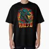 Kaiju Japanese Monster Dragon Oversized T-Shirt