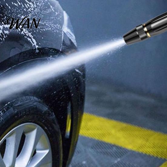 Adjustable Spray Nozzle High Pressure Hose Car Wash Booster with Settings Garden for Plant Watering Washing Outdoor Cleaning