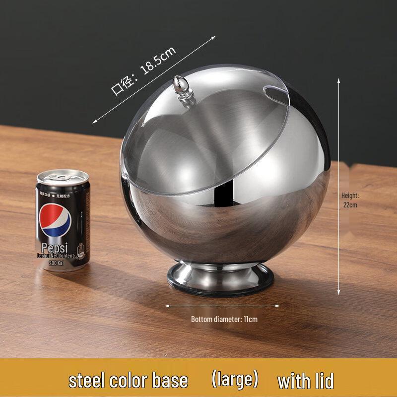 Stainless Steel Slanted Hotpot Sauce Bowl with Lid