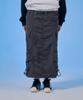 Vision Streetwear Vsw Parachute Maxi Cargo Skirt Charcoal