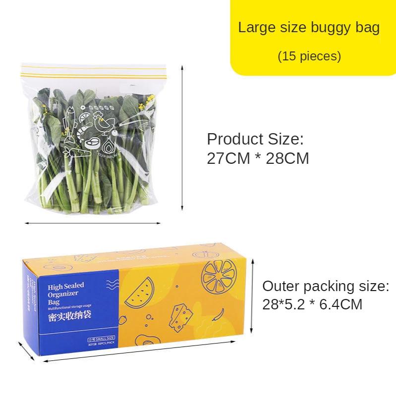 Reusable Zip Lock Bag Food Grade Transparent Storage Bag with Zipper Sealing Plastic Container Travel Freezer Camping Kitchen