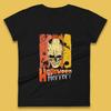 Halloween Horror Skull Vintage Scary Spooky Skeleton Womens Tee T Shirt Mens Tops Unisex Top