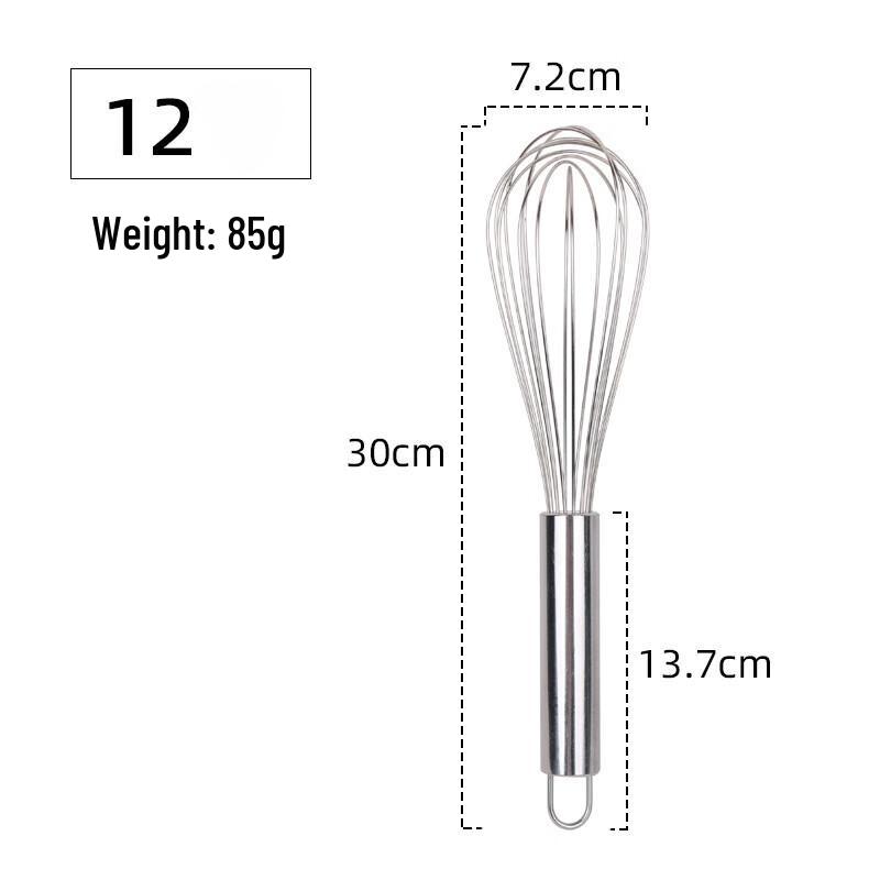 ZISIZ Stainless Steel Egg Whisk