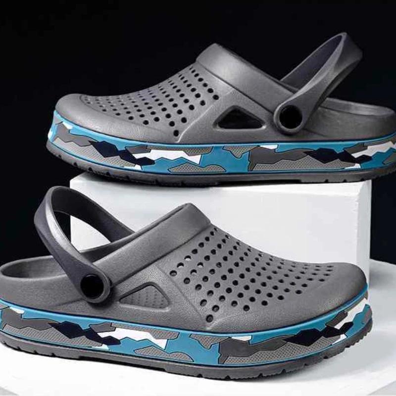 Fashion Height Hole Beach Platform Men's Shoe Male Slipper Low Price 2025 Fashion Mascullino Fun Comfortable Adult Designer Luxury Trend