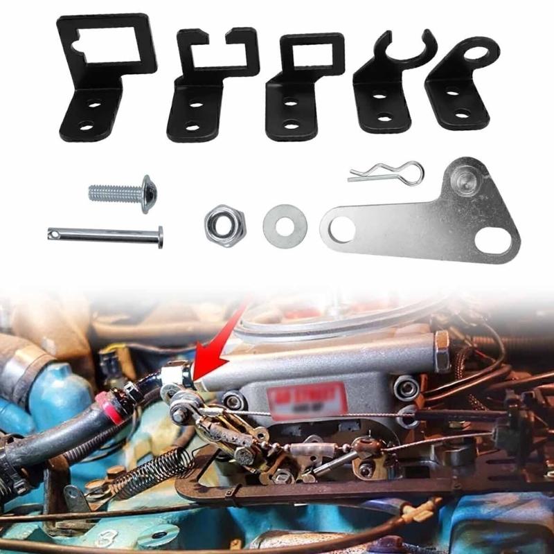 Suporte de montagem de cabo de acelerador de carburador para transmissão automática TV Cable Car Cable Mounting Kit 304147 para 700R4