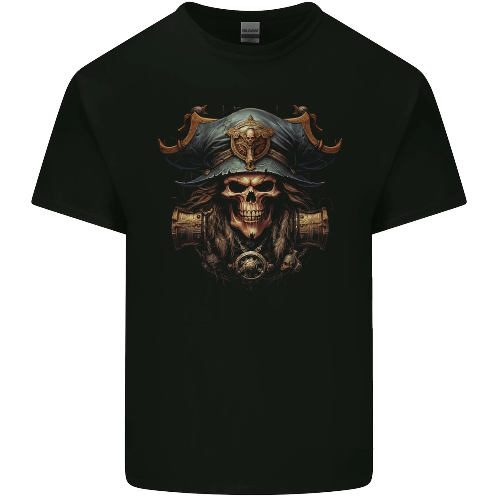 Pirate Skull 3 Kids T-Shirt Childrens M