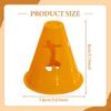 70x Mini Sports Cones Windproof Slalom Inline Roller Skating Pile Cups Marking for Skate