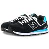 New Balance Nb 574 Lace-Up Low-Top Running Shoes Women Sneakers Black Blue WL574CPA