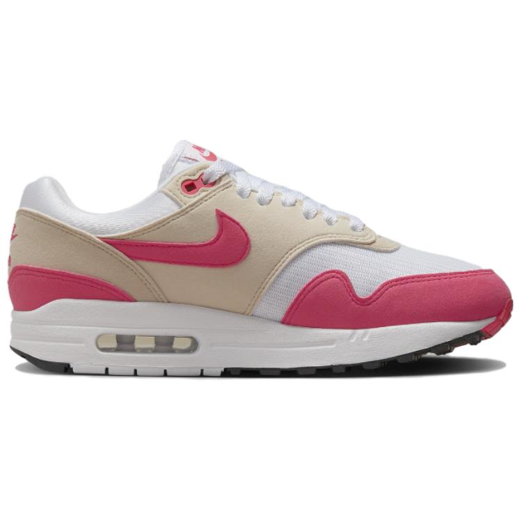 Nike Baskets Air Max 1 Rose Aster Femme Blanc Light-Orewood-Marron Noir DZ2628-110
