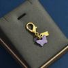Exquisite Cherry Butterfly Keychains For Women Bag Pendant Car Keyring Creative  Backpack Decoration Accessories Gifts