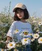 ONEHUNDREDPERCENT FOR WOMAN Ohpxharmonia Daisy With Glasses Semi-Oversized Short Sleeve T-Shirt